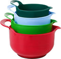 BoxedHome 4 Pack Nesting Mixing Bowl Christmas Set by BoxedHomeProducts