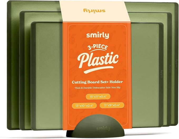 SMIRLY Plastic Cutting Board Set by Smirly