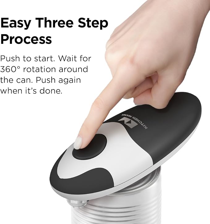 Kitchen Mama Auto 2.0 Electric Can Opener: Blade Opens Almost Any Can Pop or - Image 4