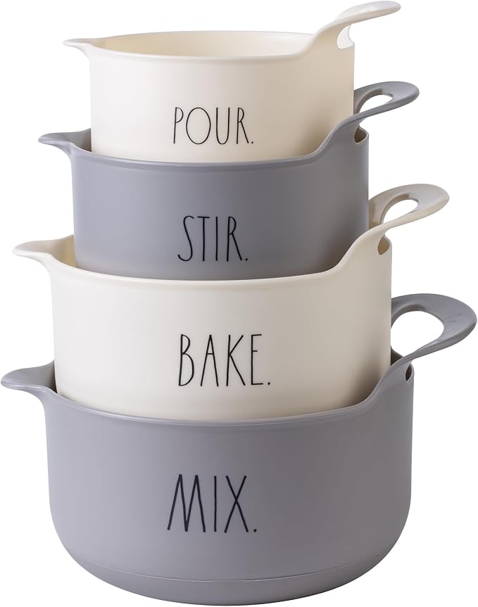 Rae Dunn Non-Slip Mixing Bowls by RaeDunn