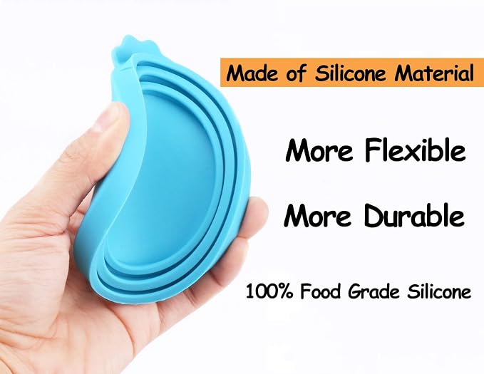 Comtim Pet Food Can Lids, Silicone Can Covers - Image 3