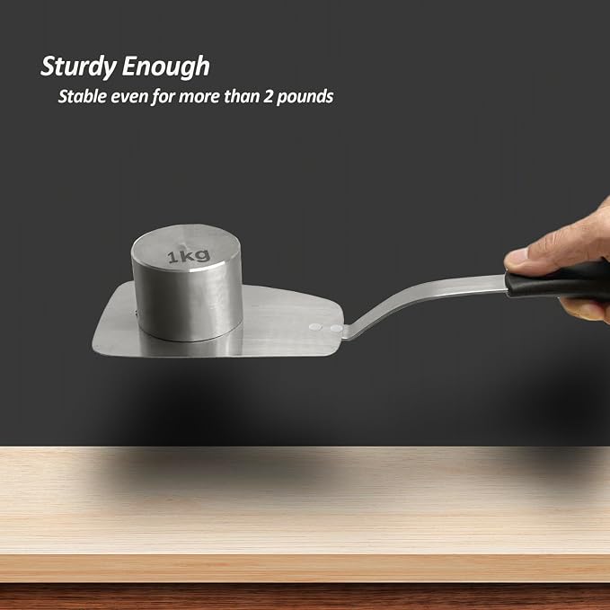 Stainless Steel Flexible Spatula Solid Turner, XiaoZu Thin Metal Spatula - Image 6