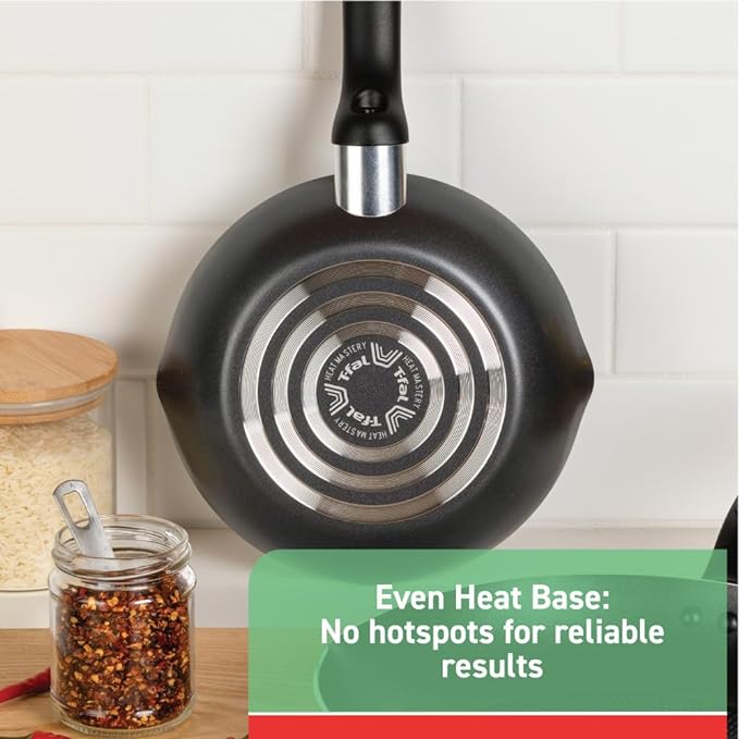 T-fal Initiatives Nonstick Cookware Set 18 Piece, Oven Broiler Safe 350F - Image 4