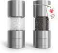 LARS NYSØM Salt and Pepper Grinder Set, Manual Salt and Pepper Mills by LN