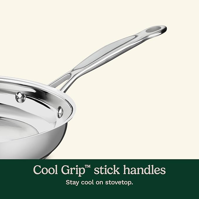 Cuisinart 17-Piece Stainless Steel Cookware Set, Chef's Classic Steel Collection - Image 6