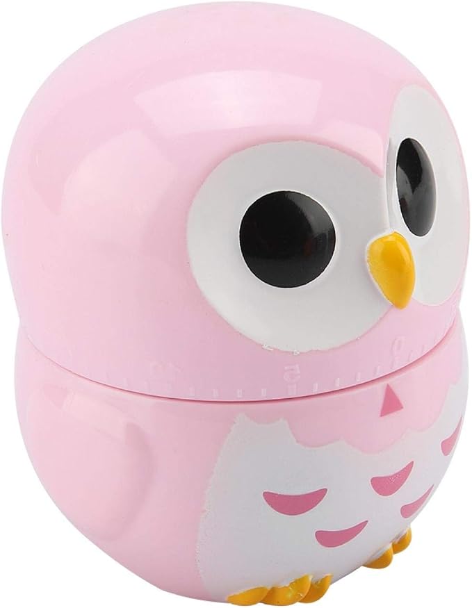 Cooking Timer, Cute Owl Shape Kitchen Timer, 55 Minutes Mechanical Rotating - Image 7