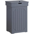 Function Home Trash Can Cabinet, 13 Gallon Kitchen Garbage Can, Wood Recycling by FunctionHome