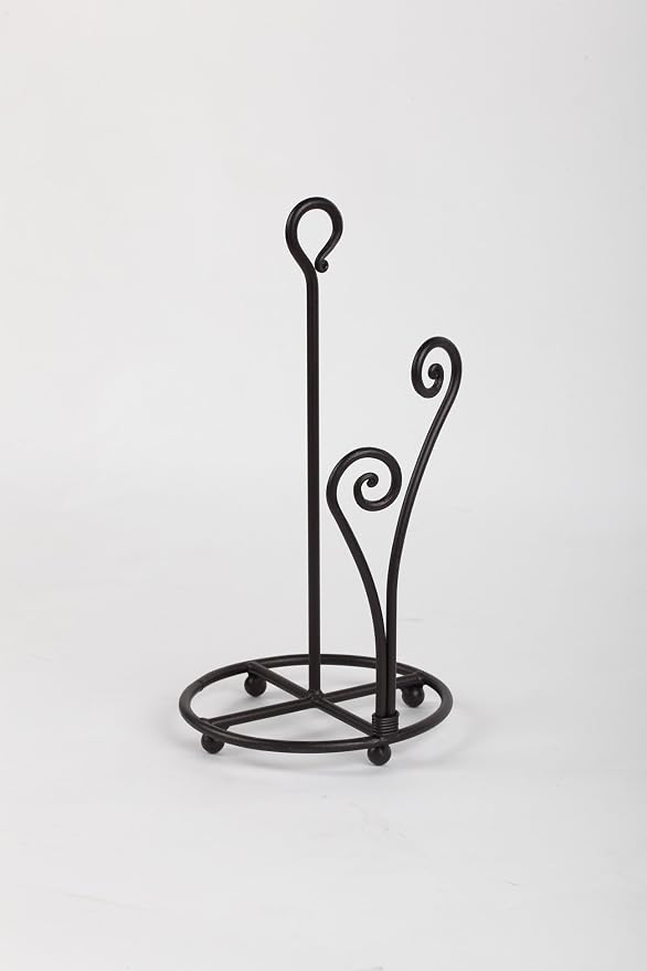 RTZEN Matte Black Paper Towel Holder Countertop - Image 7