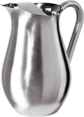 OGGI Stainless Steel Pitcher- Stainless Steel Water w/Ice Guard, Water Carafe by OGGI