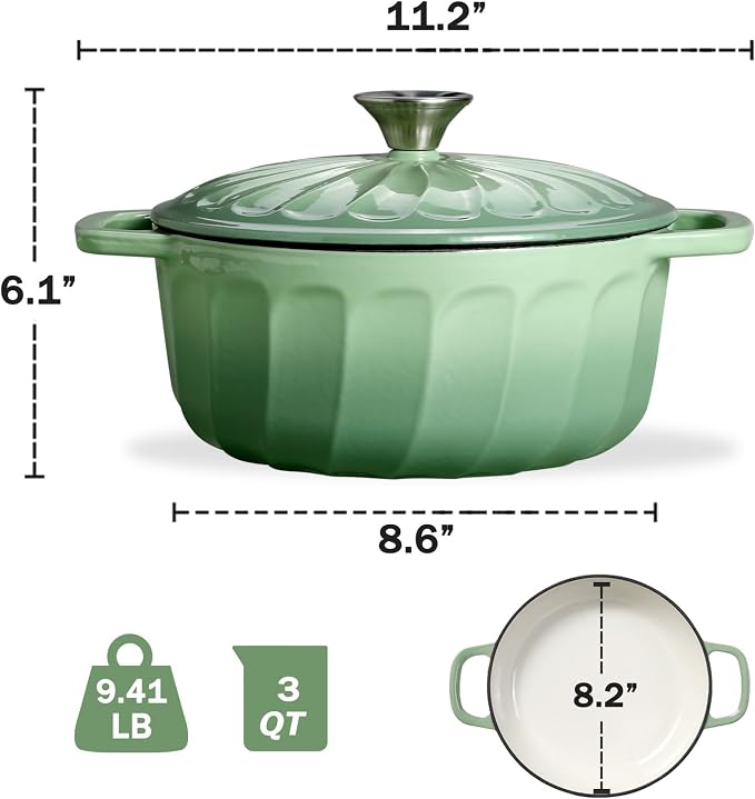 Enameled Cast Iron Dutch Oven - Image 2