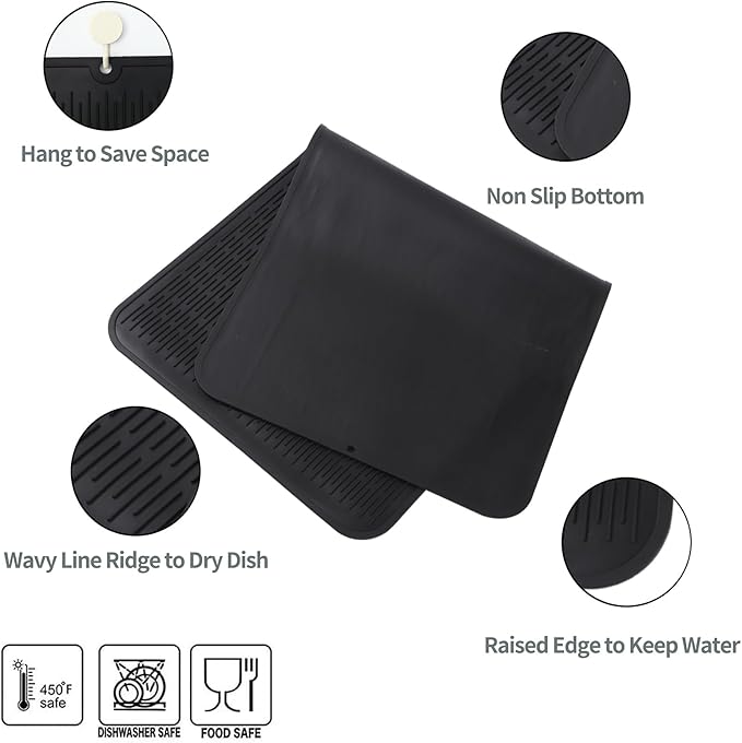 MicoYang Silicone Dish Drying Mat - Image 3