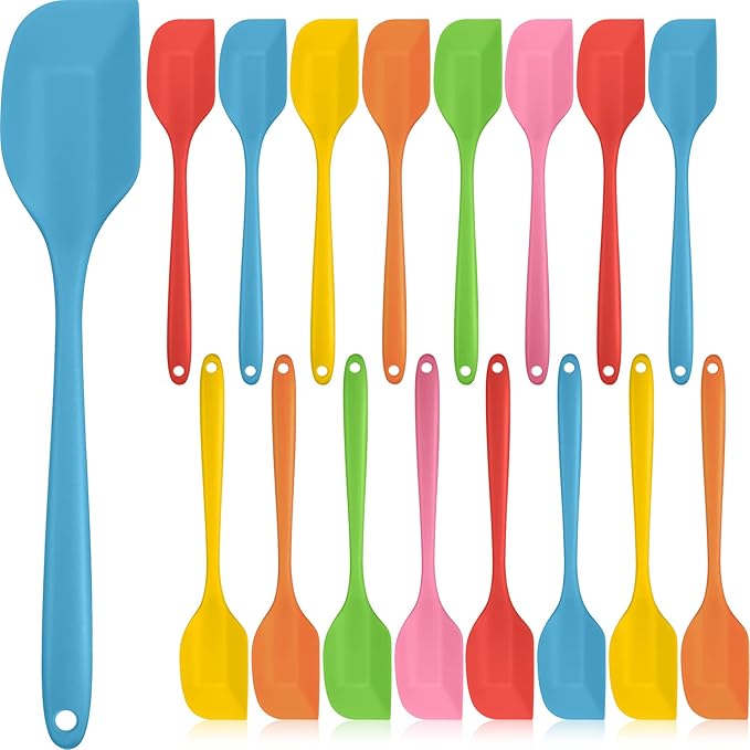 Irenare 24 Pcs Silicone Spatulas 11 Inch Large Rubber Spatulas Heat Resistant by Irenare