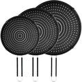 Splatter Screen for Frying Pan, Silicone Grease Splatter Guard, Heat-Resistant by PLACHIDAY