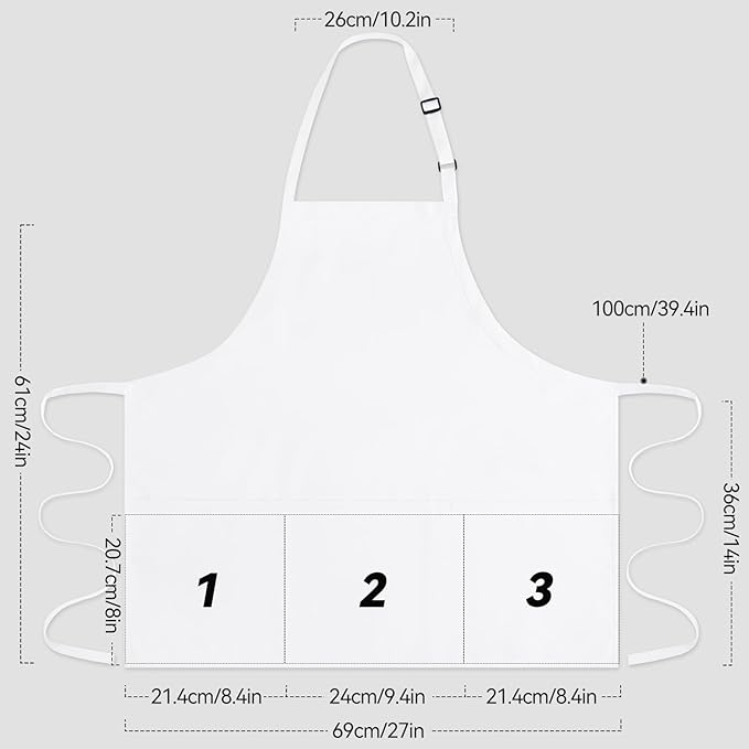 NLUS Kitchen Cooking Apron - Image 2