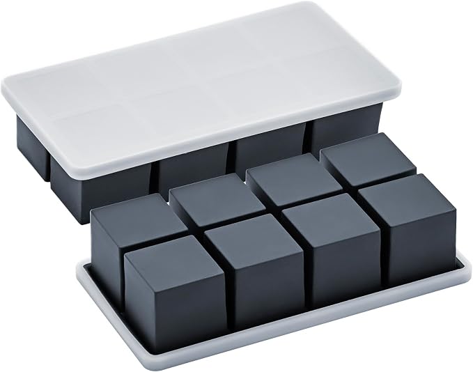 Bangp Large Ice Cube Tray for Whiskey, Metal Reinforced Frame Big Ice Cube Molds - Image 8