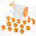 FOUR UNCLES 1.5L Oil Funnel Kit, Universal No-Spill Engine Oil Funnel by FOURUNCLES