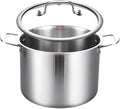 DELARLO Tri-ply Stainless Steel 20QT Stock Pot, Compatible by DELARLOCOOKWARE