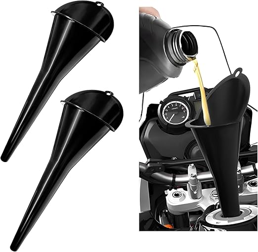Long-Neck Oil Funnel for Automotive – Multi-Function Plastic Funnel for Oil by Cartisen
