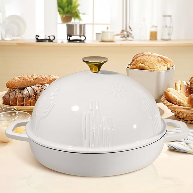 Flavehc Bread Oven Cast Iron Bread Dutch Oven - Image 9