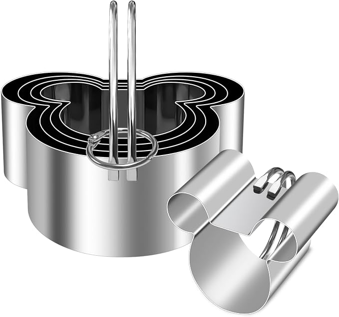 Biscuit Cutters with Handle, Stainless Steel Cookies Cutter, Professional by ALLTOP