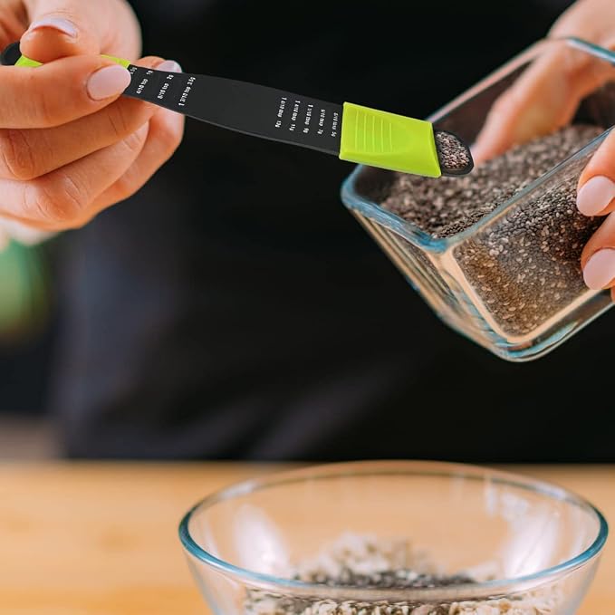 Sliding Adjustable Measuring Spoon – 9-in-1 All-in-One, 1/8 TSP to 1 TBSP - Image 7