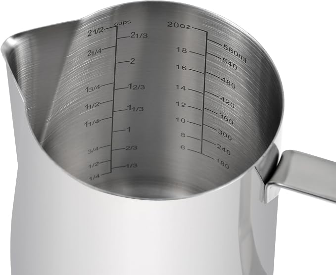 Kichwit Stainless Steel Measuring Cup, Metal Measuring Cup - Image 2