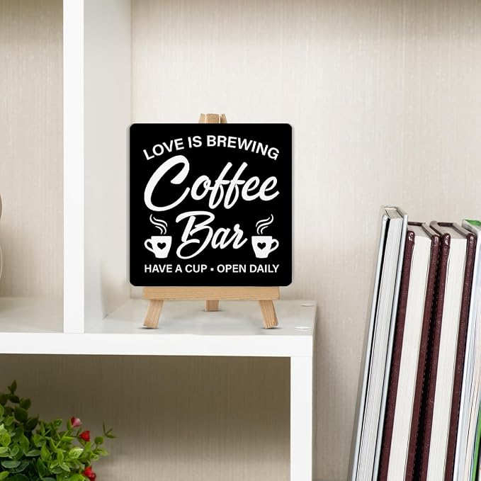 Coffee Signs, Coffee Bar Wood Sign - Image 5