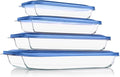 KOMUEE 8 Pieces Glass Baking Dish by KOMUEEUS