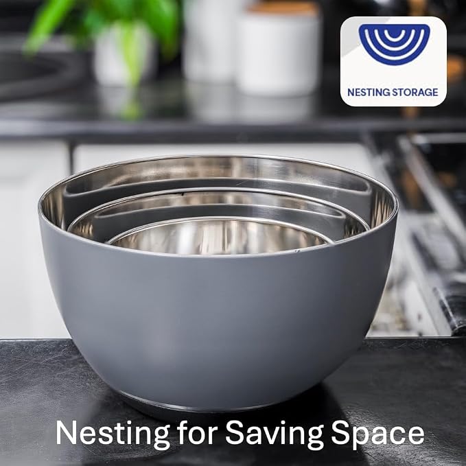 WHYSKO® Stainless Steel Mixing Bowls - Image 4
