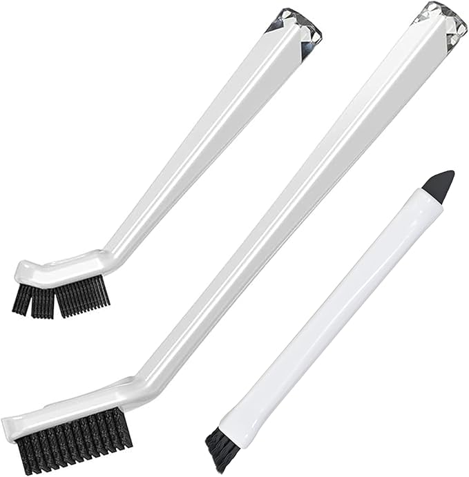 Grout Cleaning Brushes Set Deep Cleaner Multi-Purpose Stiff Bristle Brush by TheCrownChoice