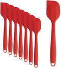 8 Pieces Silicone Spatulas, 8.3 inch Small Spatulas Non-stick Heat-Resistant by KAKAMINA