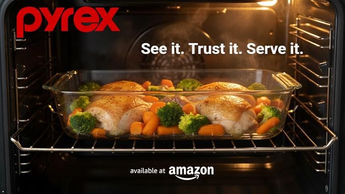 Pyrex 233-D 5 Qt Deep Hold-Everything Glass Baking Dish - Image 5