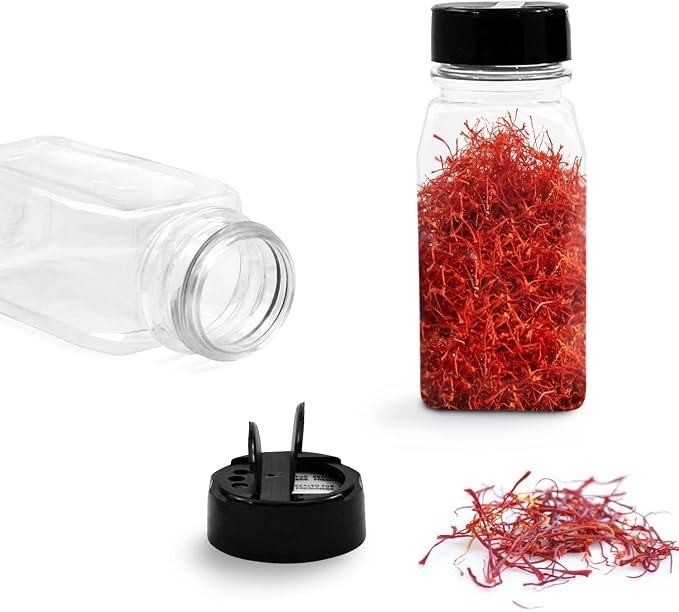 RoyalHouse - 6 Pack 14 Oz Plastic Spice Jars - Image 2