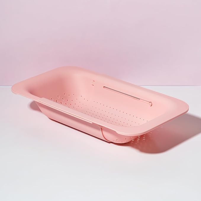 Paris Hilton Over the Sink Expandable Colander, Extendable Strainer, Adjustable - Image 7