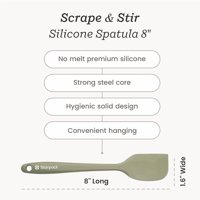 Starpack 'Scrape & Stir' Silicone Spatula - Image 4