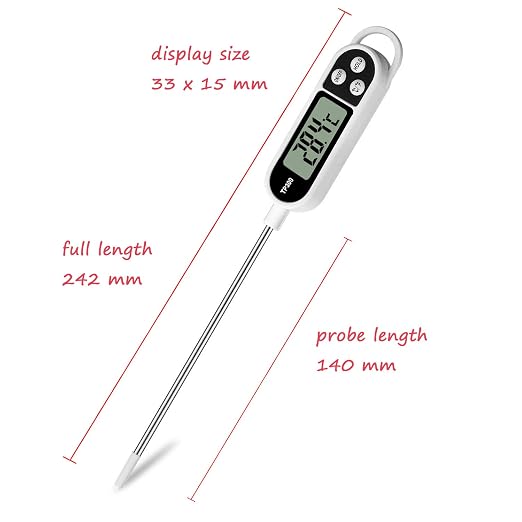 Digital Meat Food Thermometer for Cooking Kitchen BBQ, Probe Instant Read - Image 2