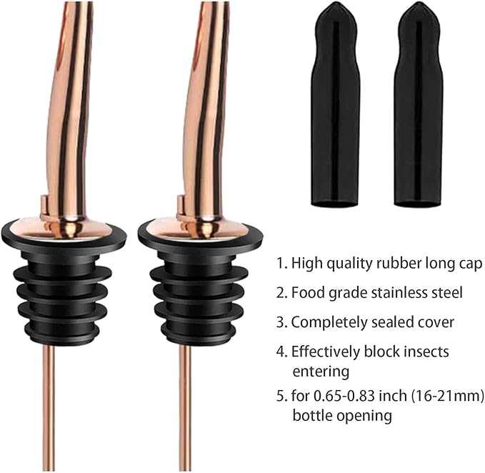Pafusen 24 Pack Liquor Bottle Pourers, Liquor Pour Spout - Image 2