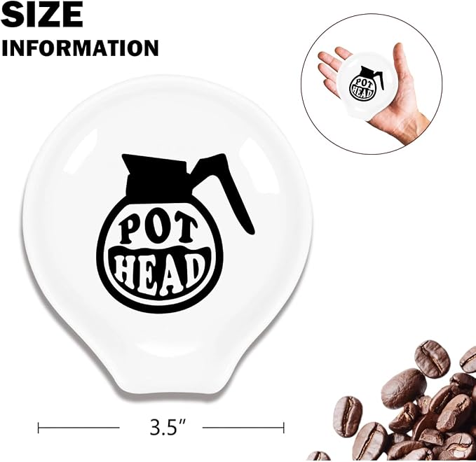 Funny Coffee Spoon Holder-Coffee Spoon Rest-Cafe Bar Station Accessories-Pot - Image 2