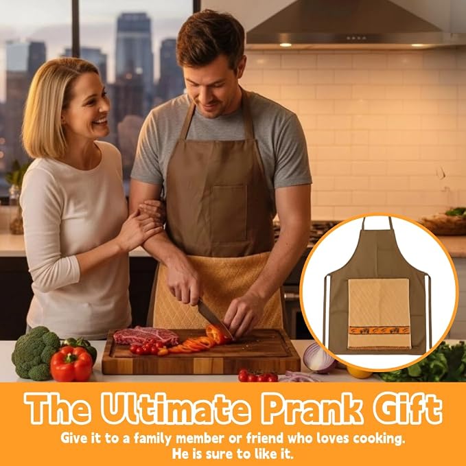 Funny Apron, Chef's Prank Apron, Creative Prank Aprons - Image 2