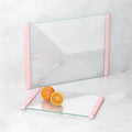 2PCS Glass Cutting Board with Silicone Grip, 80% Stronger Shatter Resistance by TemperedGlassManufacturer