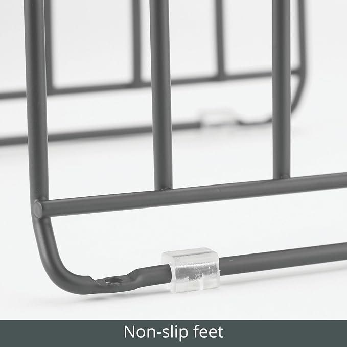 mDesign Pot Lid and Pan Rack — Metal Wire Rack - Image 7