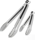 Stainless Steel Grill Tongs Set, Heat Resistant Metal Food Tongs by Unknown