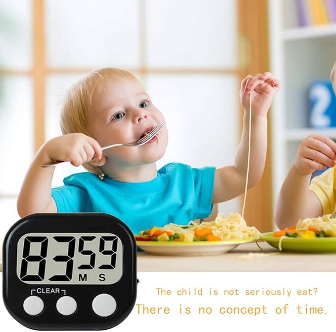 12 Pack Digital Kitchen Timer Large LCD Display Loud Alarm Strong Magnetic Stand - Image 4
