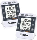 Digital Kitchen Timers for Cooking Triple Timer Count UP/Down Dual Timer Large by Samshowmakesyourkitchentechnologicalmodernandadvanced
