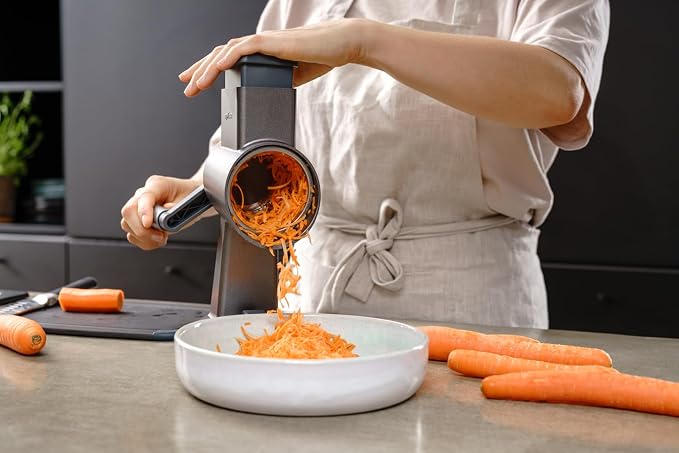 Zyliss E900060 Julienne Drum Grater, Stainless Steel, Slice Fruit and - Image 6
