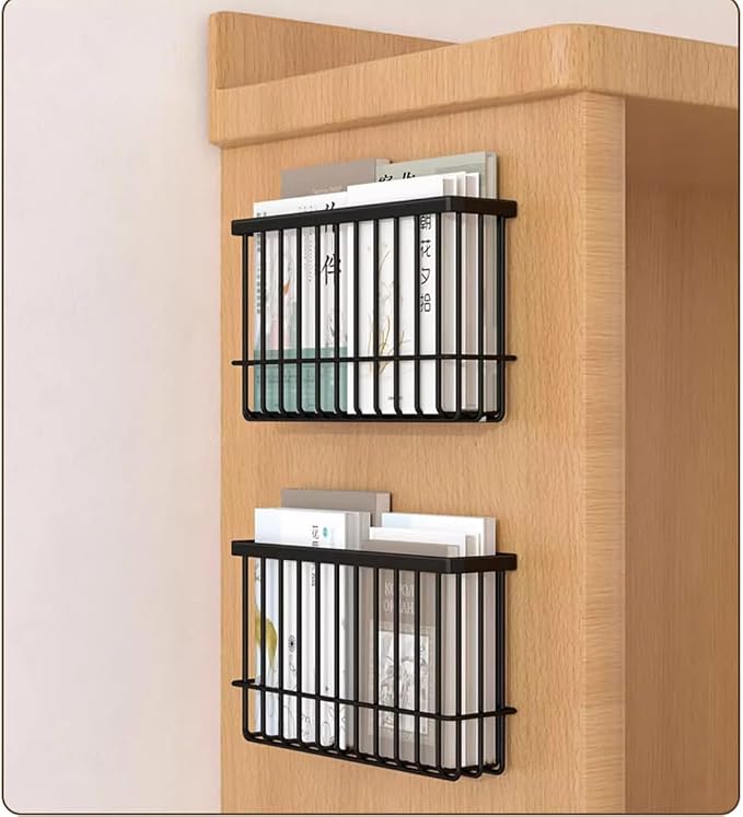 2 Piece Kitchen Cabinet Door Storage Box, Self Adhesive Wall Mounted Storage - Image 9