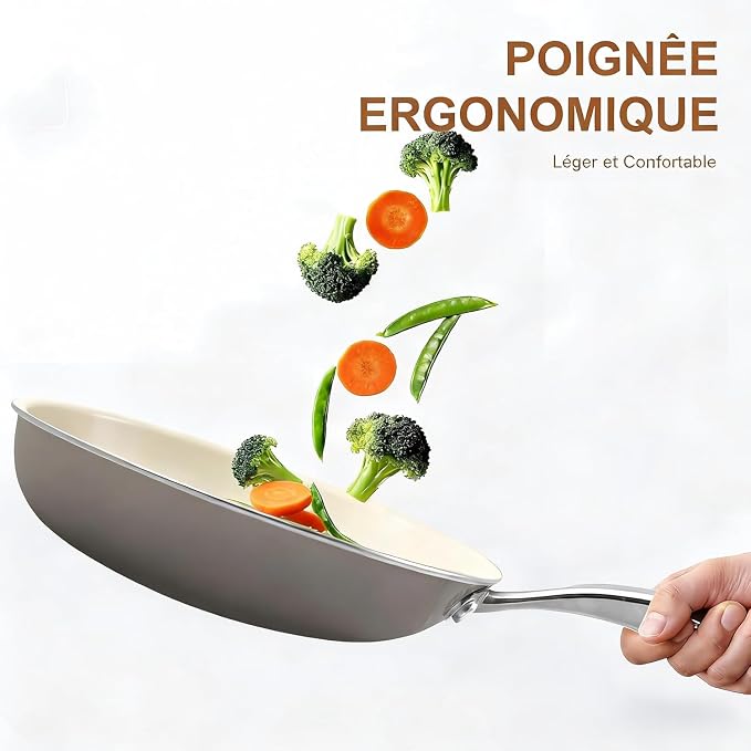 9.25 Inch Ceramic Nonstick Frying Pan - Image 5