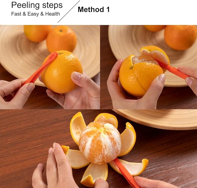 Carrot Peelers, Kitchen Vegetable Peeler Set, Including orange peeler, Corn - Image 6