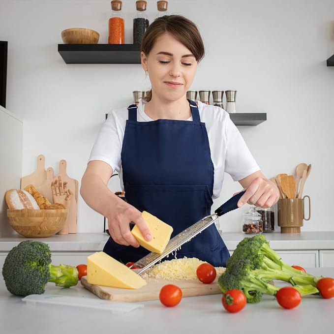 Deiss PRO Lemon Zester & Heavy Duty Cheese Grater & Vegetable Grater — Parmesan - Image 5
