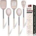 5Pcs Silicone Cooking Utensils Set, Heat Resistant Kitchen Tools Include by Unknown